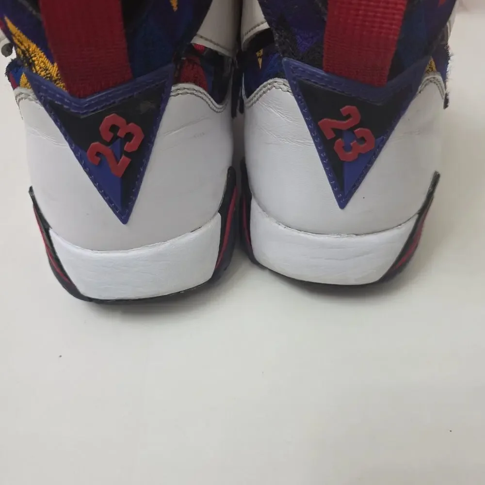 Nike Air Jordan 7 Retro Nothing But Net Sweater White Sneakers w/ Box Size 8.5